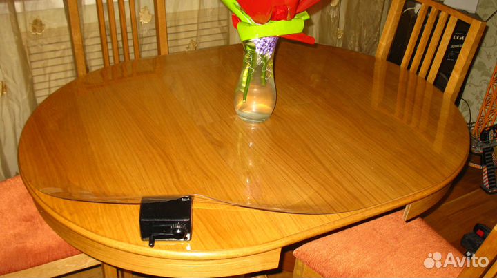 Скатерть /мягкое стекло/толщина 1,5-2 мм 120смх60с