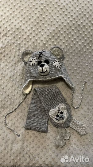 Детская шапка и шарф