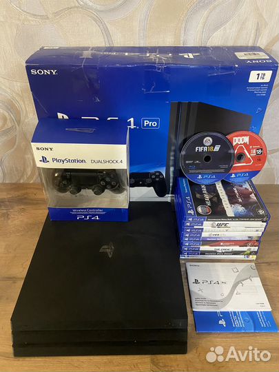 Sony PS4 PRO + Игры