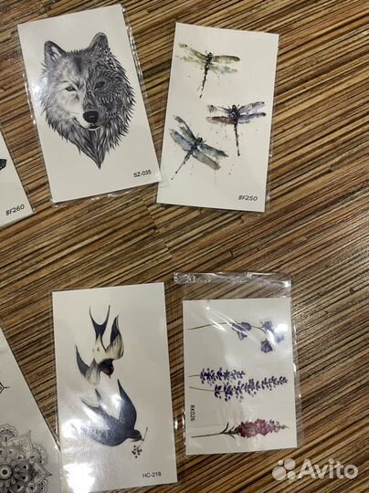 Переводные временные тату