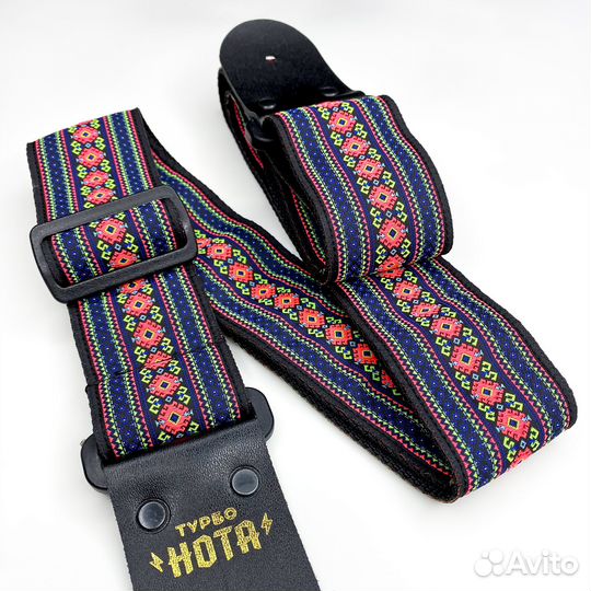 Ремень для гитары, жаккардовый 1221 TN5-002-RGB