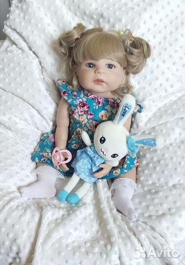 Кукла реборн силиконовая,55 см