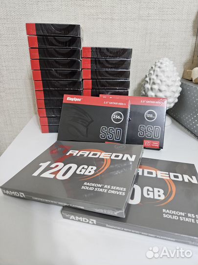 SSD диски с установленной Windows 10 pro 256gb