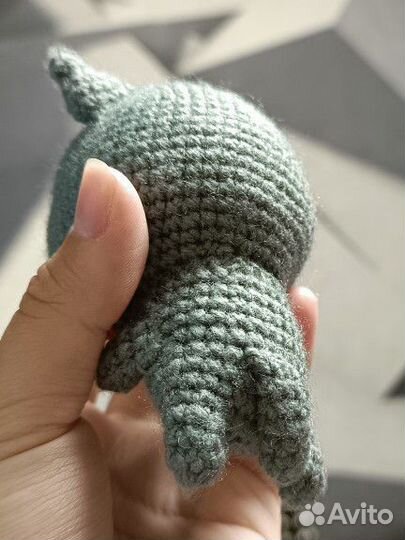 Вязаные игрушки ручной работы котик