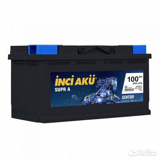Аккумулятор Inci AKU Supr A 100RS (низкий) обр. по