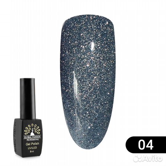 Гель лак Disco Gel Shine Spectrum, Global Fashion
