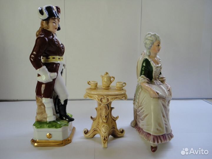 Фарфоровые статуэтки Наполеон и Жозефина(Германия)