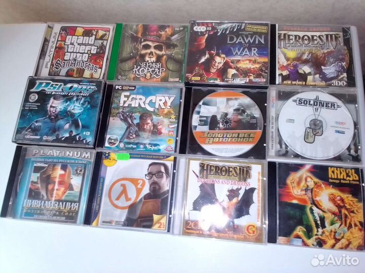 Компьютерные игры,Dvd, Cd