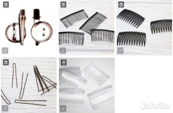 Заколки, гребни для волос