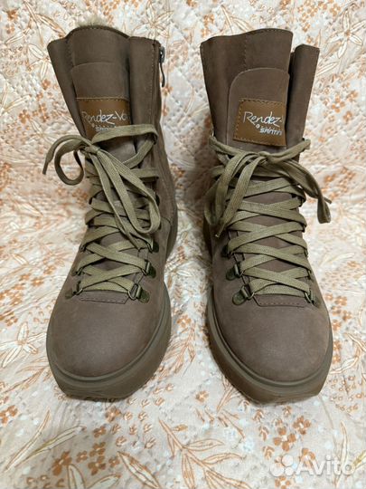 Ботинки женские натуральный нубук