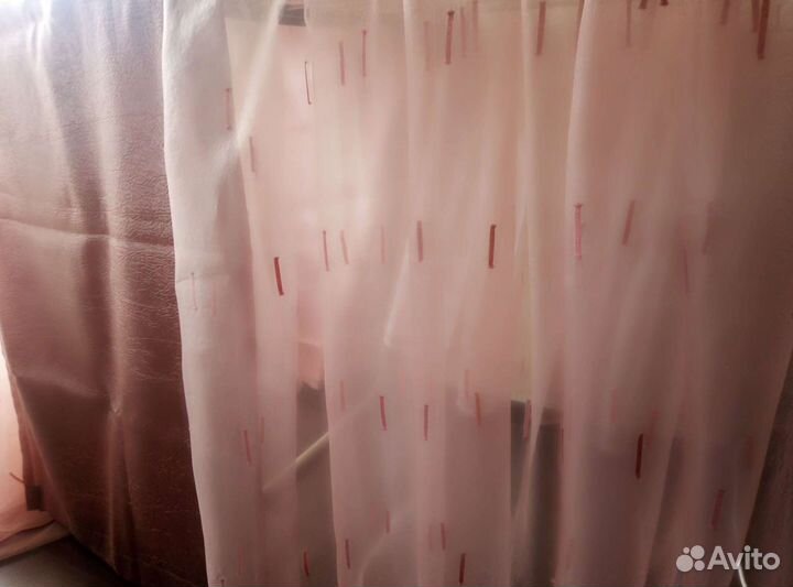 Комплект шторы и тюль бу