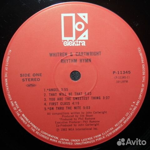 Jaki Whitren, John Cartwright / Rhythm Hymn (LP)