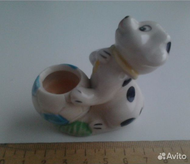 Фарфоровая статуэтка-подсвечник коллекционный