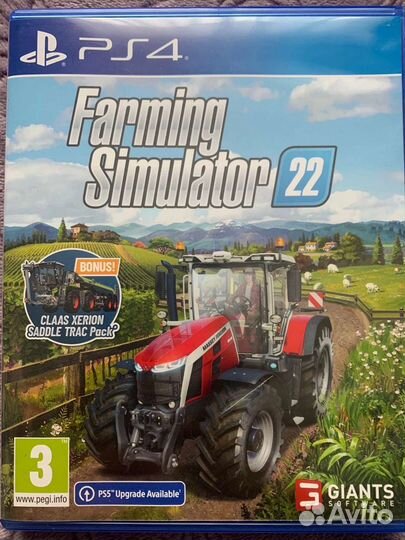 Farming simulator 22 ps4 диск
