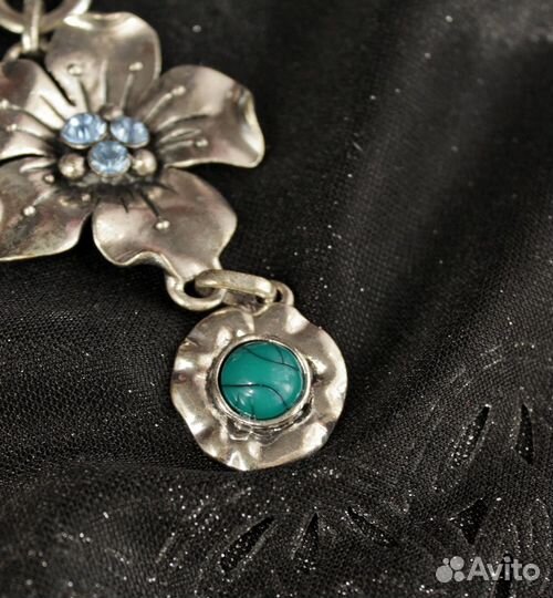 Чокер с натуральными камнями