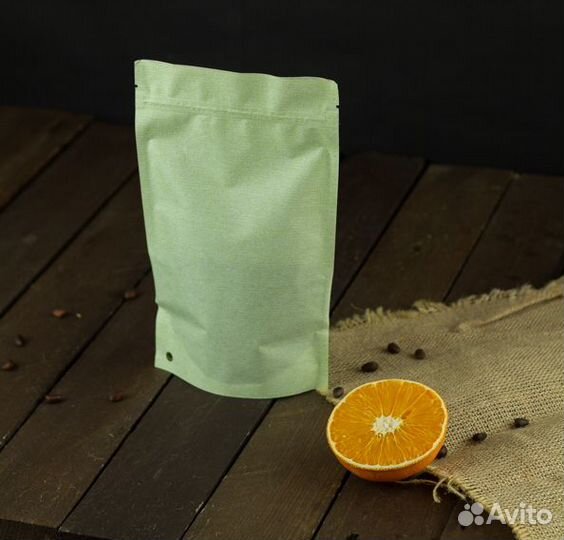 Пакет дой пак салатовый с прозрачным окошком