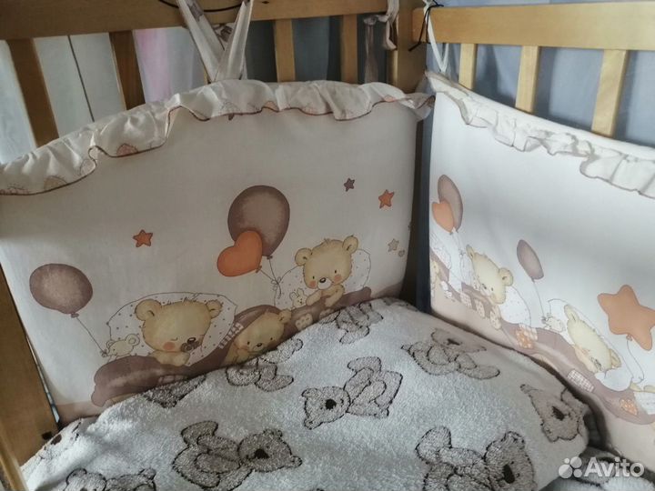 Балдахин и борта в кроватку