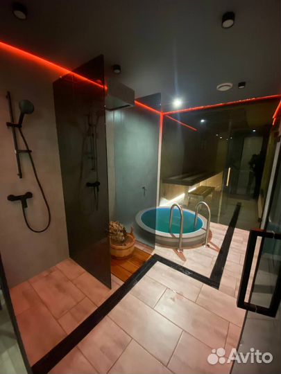 Баня на дровах с чаном и караоке в городе