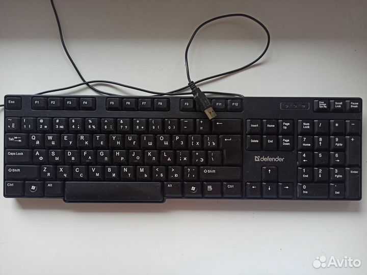 Компьютерная клавиатура Defender и мышь Acer