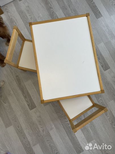 Детский стол и стулья IKEA
