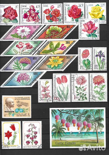 Марки Флора. Часть 4