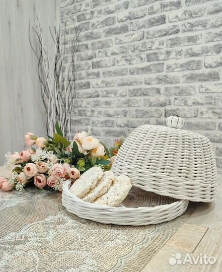 Хлебница декоративная плетеная