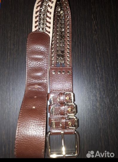 Ремень женский кожаный