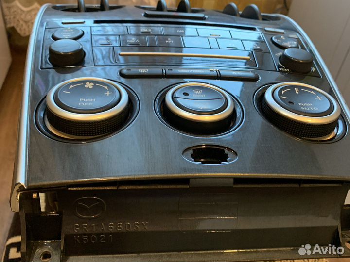 Штатная магнитолла мазда 6 GG рестайлинг 2002-2007
