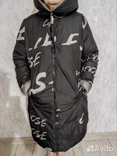 Куртка пальто двухсторонние