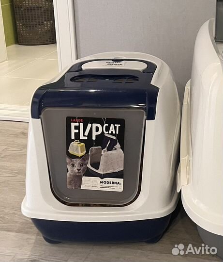 Кошачий лоток закрытый