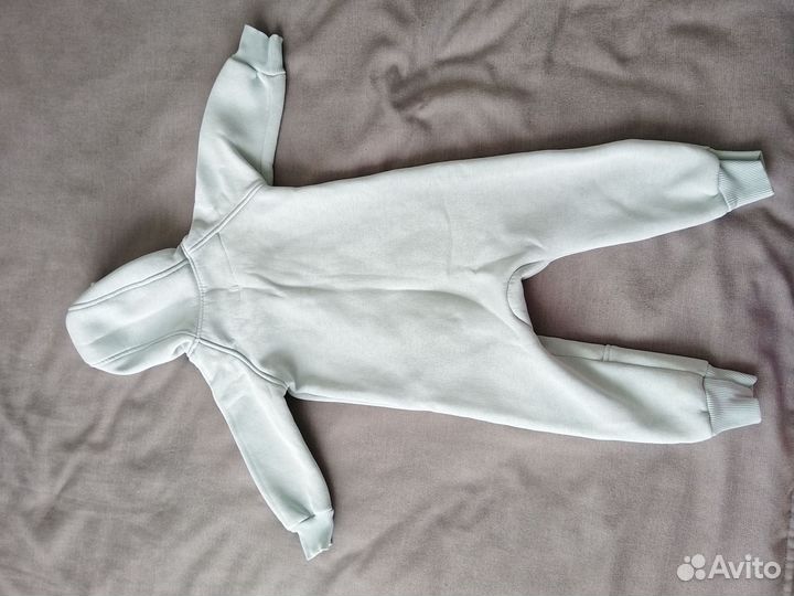 Комбинезон для мальчика из футера с начесом