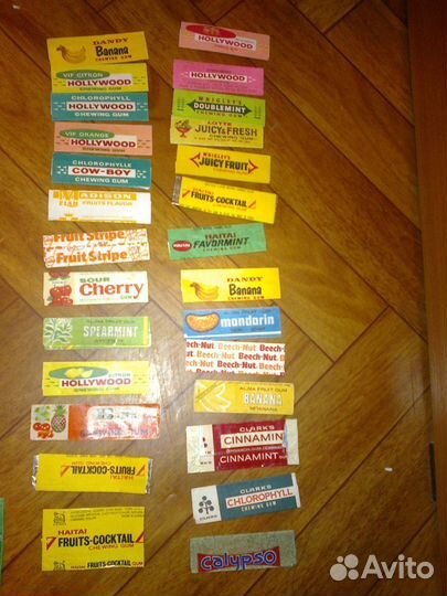 Обертки от жевательных резинок