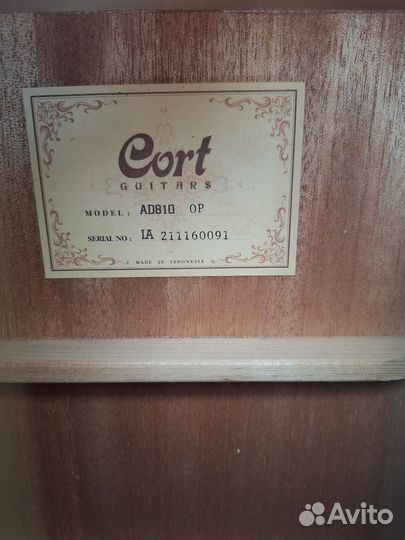 Акустическая гитара Cort ad 810