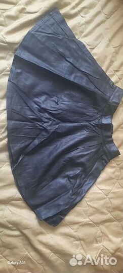Кожаная юбка