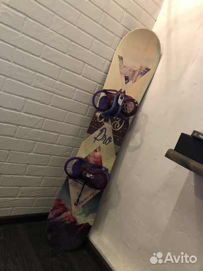 Сноуборд USD pro с креплениями женский
