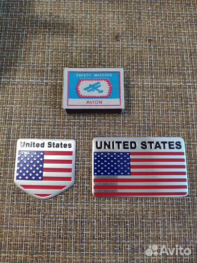 Наклейка флаг Америка, Германия, Франция, Италия