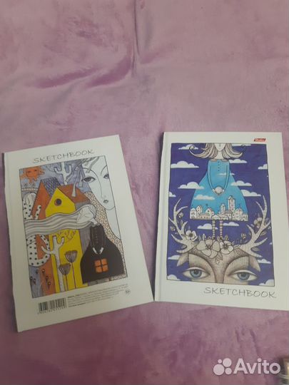 Скетчбуки, блокноты для зарисовок, рисунков