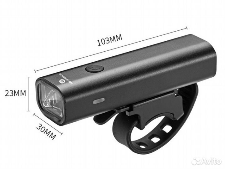 Rockbros EOS200 велосипедный фонарь 2000 mAh/400lm