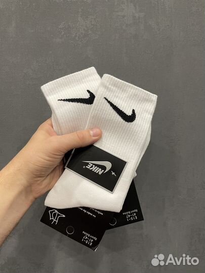 Носки nike белые