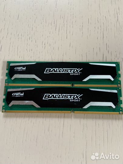 Оперативная память ddr3 Crucial 2x4Gb