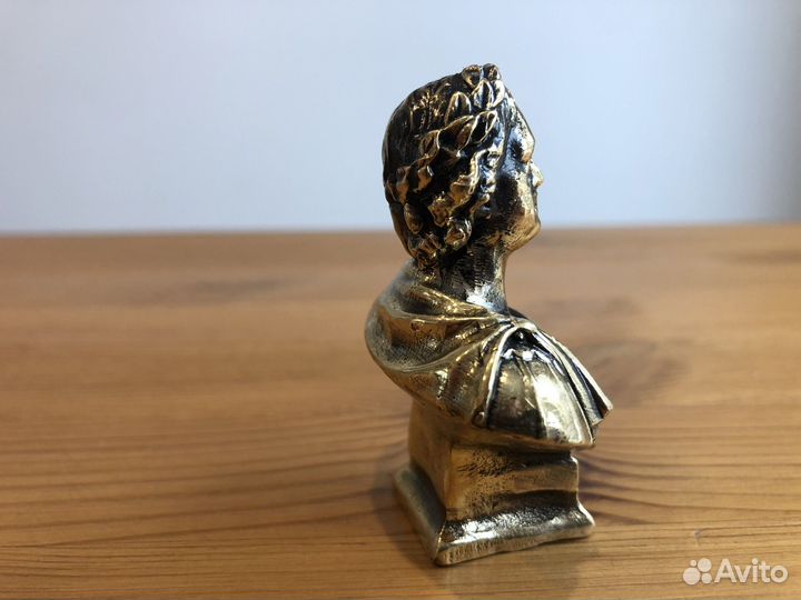 Бюст. Петр 1. Бронза #2