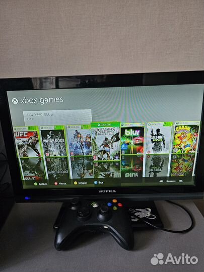 Xbox 360 slim прошитый 250gb 37 игр freeboot