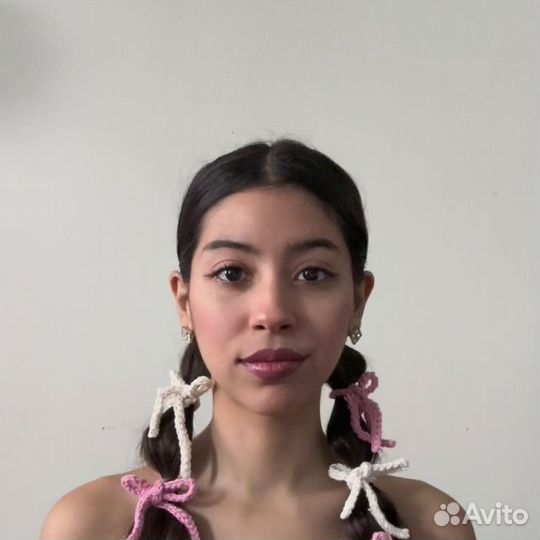 Вязаные бантики pinterest