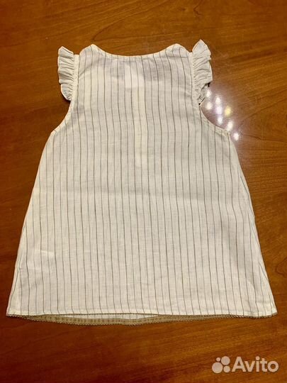 Льняная блузка christian dior для девочки