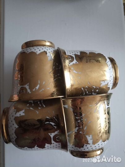 Чашка с блюдцем 6 штук