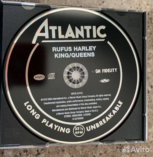 Rufus Harley – King / Queens (Jazz Best, OBI, CD)