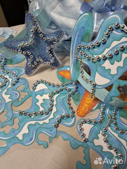 Костюм Медуза, морская звезда, рыбка