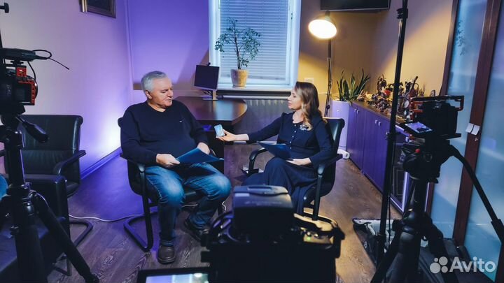 Видеосъемка интервью в стиле Дудя - под ключ