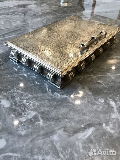 Коробка для сигар ; серебро, портсигар, шкатулка