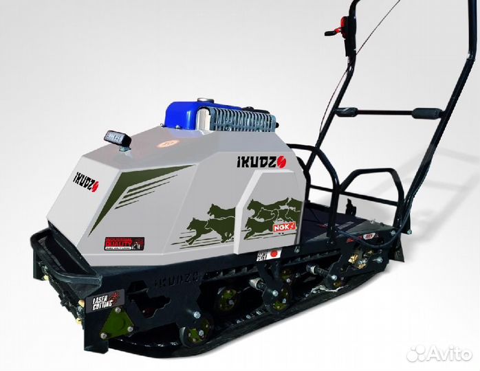 Мотобуксировщик ikudzo 2.0 1450/500 ESR19 Бело-зел